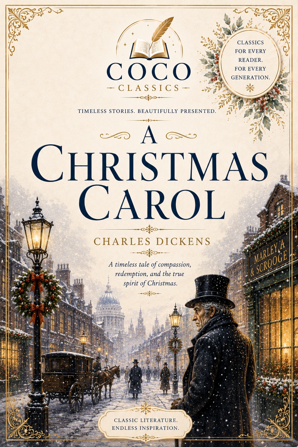 A Christmas Carol by Charles Dickens — book cover